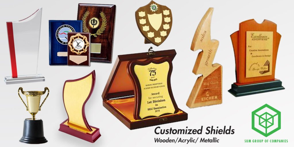 shields and trophies